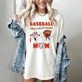 Baseball Mom Heart Baseball Mama Mother's Day Women's Comfort Colors T-Shirt Ivory Baseball Mom Heart Baseball Mama Mother's Day Women's Comfort Colors T-Shirt Ivory
