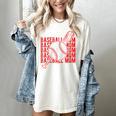 Baseball Mom Homerun Best Mom Sport Player Women's Comfort Colors T-Shirt Ivory