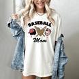 Baseball Mom Leopard Heart Game Day Love Mommy Women's Comfort Colors T-Shirt Ivory Baseball Mom Leopard Heart Game Day Love Mommy Women's Comfort Colors T-Shirt Ivory