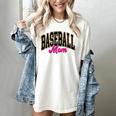 Baseball Mom Leopard Baseball Mama Life Girls Women Baller Premium Women's Comfort Colors T-Shirt Ivory