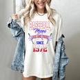 Baseball Mom Loud & Proud Since 1972 Women's Comfort Colors T-Shirt Ivory