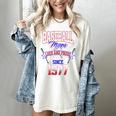 Baseball Mom Loud & Proud Since 1977 Premium Women's Comfort Colors T-Shirt Ivory