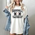Baseball Mom Loud Proud Mom Like A Normal Mama Mothers Women's Comfort Colors T-Shirt Ivory