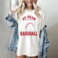 Baseball Mom Meme Quote Women's Comfort Colors T-Shirt Ivory Baseball Mom Meme Quote Women's Comfort Colors T-Shirt Ivory