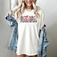 Baseball Mom With Pink Bow Women's Comfort Colors T-Shirt Ivory Baseball Mom With Pink Bow Women's Comfort Colors T-Shirt Ivory