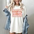 Baseball Mom Baseball Player Mama Women Groovy Women's Comfort Colors T-Shirt Ivory