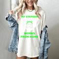 Baseball Mom Quote My Stepson Works From Home Women's Comfort Colors T-Shirt Ivory Baseball Mom Quote My Stepson Works From Home Women's Comfort Colors T-Shirt Ivory