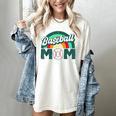 Baseball Mom Rainbow Game Day Women's Comfort Colors T-Shirt Ivory Baseball Mom Rainbow Game Day Women's Comfort Colors T-Shirt Ivory