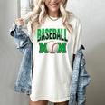 Baseball Mom Sports Green Women's Comfort Colors T-Shirt Ivory Baseball Mom Sports Green Women's Comfort Colors T-Shirt Ivory