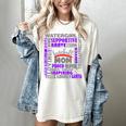 Baseball Mom Traits For Great Mothers Grey And Purple Women's Comfort Colors T-Shirt Ivory Baseball Mom Traits For Great Mothers Grey And Purple Women's Comfort Colors T-Shirt Ivory