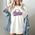 Baseball Mommy Of The Rookie Mom Birthday Baseball Women's Comfort Colors T-Shirt Ivory
