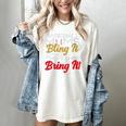 Baseball Moms Bling It & Their Sons Bring It For Women Women's Comfort Colors T-Shirt Ivory Baseball Moms Bling It & Their Sons Bring It For Women Women's Comfort Colors T-Shirt Ivory
