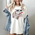 Baseball Moms Cute Take Me To The Ballpark Sports Athletic Women's Comfort Colors T-Shirt Ivory Baseball Moms Cute Take Me To The Ballpark Sports Athletic Women's Comfort Colors T-Shirt Ivory