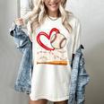 Baseball Nannie Baseball Heart Family Matching Women's Comfort Colors T-Shirt Ivory Baseball Nannie Baseball Heart Family Matching Women's Comfort Colors T-Shirt Ivory