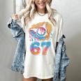 Baseball Player 67 Number 67th Sports Ice Cream Drip Women's Comfort Colors T-Shirt Ivory Baseball Player 67 Number 67th Sports Ice Cream Drip Women's Comfort Colors T-Shirt Ivory