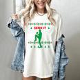Baseball Player Christmas Pajama Send It Xmas PJs Boys Women's Comfort Colors T-Shirt Ivory