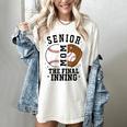 Baseball Senior Mom 2026 The Final Inning Women's Comfort Colors T-Shirt Ivory Baseball Senior Mom 2026 The Final Inning Women's Comfort Colors T-Shirt Ivory