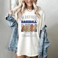 Baseball Sport I’m Just Here For The Snacks Baseball Mom Women's Comfort Colors T-Shirt Ivory