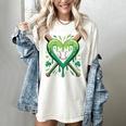 Baseball St Patricks Day Boys Girls Men Women Shamrock Green Women's Comfort Colors T-Shirt Ivory Baseball St Patricks Day Boys Girls Men Women Shamrock Green Women's Comfort Colors T-Shirt Ivory