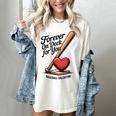 Baseball Valentine Forever On Deck For You Tee Women's Comfort Colors T-Shirt Ivory