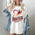 Baseball Valentine Love Is Our Home Run Apparel Women's Comfort Colors T-Shirt Ivory Baseball Valentine Love Is Our Home Run Apparel Women's Comfort Colors T-Shirt Ivory