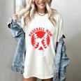 Best Baseball Mom Ever Baseball Women's Comfort Colors T-Shirt Ivory