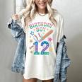 Birthday Boy 12th Birthday Baseball Women's Comfort Colors T-Shirt Ivory