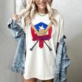 Boricua Puerto Rico Baseball Coqui Frog Pava Hat Fan Women's Comfort Colors T-Shirt Ivory Boricua Puerto Rico Baseball Coqui Frog Pava Hat Fan Women's Comfort Colors T-Shirt Ivory