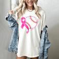 Breast Cancer Awareness Baseball Mom Women's Comfort Colors T-Shirt Ivory