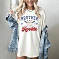 Brother Of Rookie 1st Birthday Baseball Boy Family Matching Women's Comfort Colors T-Shirt Ivory Brother Of Rookie 1st Birthday Baseball Boy Family Matching Women's Comfort Colors T-Shirt Ivory