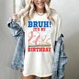 Bruh It's My 2nd Birthday Boy Baseball Themed Party Women's Comfort Colors T-Shirt Ivory Bruh It's My 2nd Birthday Boy Baseball Themed Party Women's Comfort Colors T-Shirt Ivory