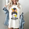 Busy Raising Ballers Softball Messy Bun Baseball Mom Women's Comfort Colors T-Shirt Ivory Busy Raising Ballers Softball Messy Bun Baseball Mom Women's Comfort Colors T-Shirt Ivory