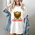 My Christmas Baseball Pajama Helmet Santa Xmas Men Boys Women's Comfort Colors T-Shirt Ivory