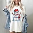 Christmas Baseball Snowman Xmas Pajamas Women Men Boys Women's Comfort Colors T-Shirt Ivory Christmas Baseball Snowman Xmas Pajamas Women Men Boys Women's Comfort Colors T-Shirt Ivory