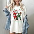 Christmas Santa Baseball Ugly Sweater Women's Comfort Colors T-Shirt Ivory Christmas Santa Baseball Ugly Sweater Women's Comfort Colors T-Shirt Ivory