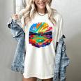 Colorful Baseball Field Home Run Baseball Player Fans Women's Comfort Colors T-Shirt Ivory Colorful Baseball Field Home Run Baseball Player Fans Women's Comfort Colors T-Shirt Ivory