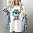 Cool Ice Cream Drip Baseball Drip For Boys Sports Kids Women's Comfort Colors T-Shirt Ivory Cool Ice Cream Drip Baseball Drip For Boys Sports Kids Women's Comfort Colors T-Shirt Ivory