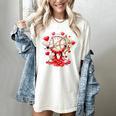 Cupid Baseball Drip Icecream Apparel Youth Boy Valentine Women's Comfort Colors T-Shirt Ivory Cupid Baseball Drip Icecream Apparel Youth Boy Valentine Women's Comfort Colors T-Shirt Ivory