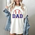 Dad Of Rookie 1st Birthday Baseball Boy Family Matching Women's Comfort Colors T-Shirt Ivory Dad Of Rookie 1st Birthday Baseball Boy Family Matching Women's Comfort Colors T-Shirt Ivory