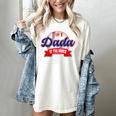 Dada Rookie Of Year 1st Birthday Baseball Theme Matching Women's Comfort Colors T-Shirt Ivory Dada Rookie Of Year 1st Birthday Baseball Theme Matching Women's Comfort Colors T-Shirt Ivory
