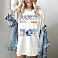 Daddy Of The Birthday Boy Baseball Ice Cream Drip Matching Women's Comfort Colors T-Shirt Ivory
