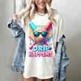 Drip Happens Baseball Ice Cream Bat And Ball With Sunglasses Women's Comfort Colors T-Shirt Ivory