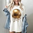 Dripping Gold Drip Baseball Game Day Player Coach Baller Women's Comfort Colors T-Shirt Ivory