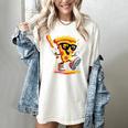 Drippy Pizza Baseball Slice Cartoon Sports Food Women's Comfort Colors T-Shirt Ivory Drippy Pizza Baseball Slice Cartoon Sports Food Women's Comfort Colors T-Shirt Ivory