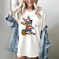 Easter Bunny Baseball Player Batter Rabbit Boys Kids Men Women's Comfort Colors T-Shirt Ivory Easter Bunny Baseball Player Batter Rabbit Boys Kids Men Women's Comfort Colors T-Shirt Ivory
