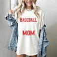 My Favorite Baseball Player Calls Me Mom Baseball Moms Women's Comfort Colors T-Shirt Ivory
