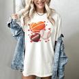 Football Basketball Baseball Heart Valentine Boys Men Kid Women's Comfort Colors T-Shirt Ivory