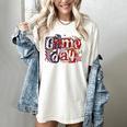 Game Day Baseball Leopard Coquette Bow Mama Mom Sister Women's Comfort Colors T-Shirt Ivory Game Day Baseball Leopard Coquette Bow Mama Mom Sister Women's Comfort Colors T-Shirt Ivory