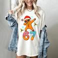 Gingerbread Six Seven 67 Ice Cream Drip Baseball Women's Comfort Colors T-Shirt Ivory Gingerbread Six Seven 67 Ice Cream Drip Baseball Women's Comfort Colors T-Shirt Ivory