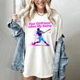 Your Girlfriend Likes My Swing Baseball Quote Boys Men Women's Comfort Colors T-Shirt Ivory Your Girlfriend Likes My Swing Baseball Quote Boys Men Women's Comfort Colors T-Shirt Ivory